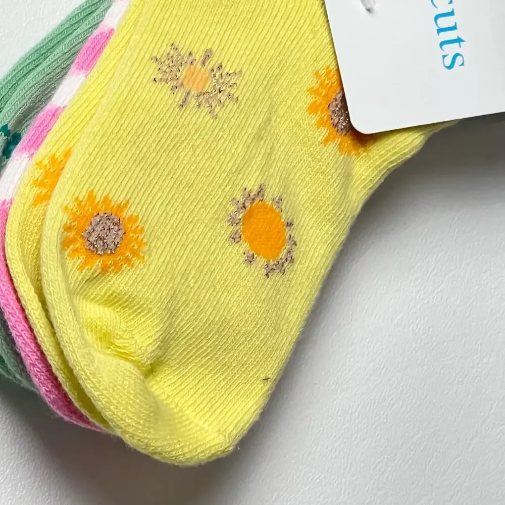 Crewcuts Baby Multi-pack  Summer Style Socks  Sz S  NWT